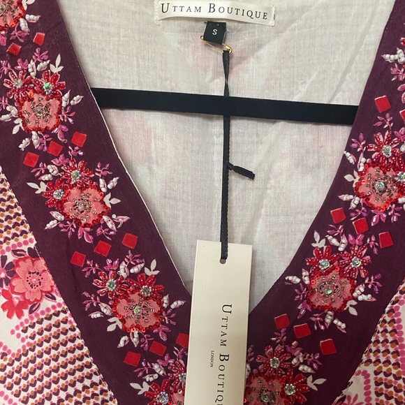 Uttam Boutique silk dress - Picture 2 of 5